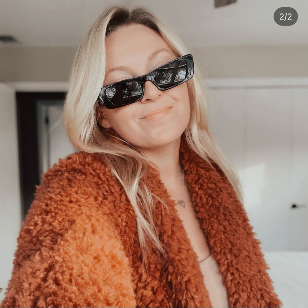 Gucci Slim Rectangular Sunglasses - image 2